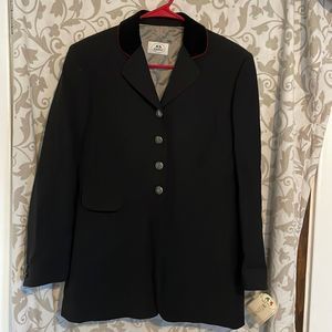 BNWT Equiline Show Jacket US 8 Black Red
